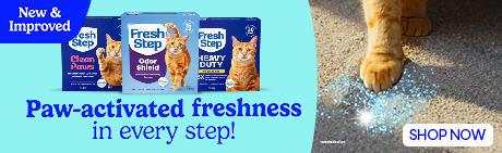 Keep your home smelling fresh with Fresh Step cat litter. Shop now!